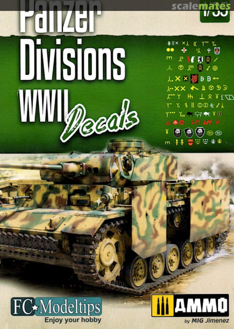 Boxart Panzer Divisions WWII Decals A.MIG-8061 Ammo by Mig Jimenez Boxart Panzer Divisions WWII Decals A.MIG-8061 Ammo by Mig Jimenez
