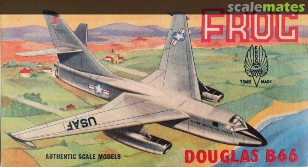 Boxart DOUGLAS B66 379P FROG Boxart DOUGLAS B66 379P FROG