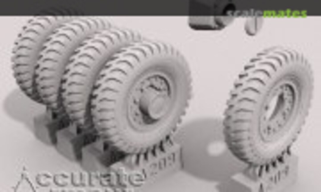 1:35 Ferret Wheel Set Trakgrip Style B (Accurate Armour A209) A209