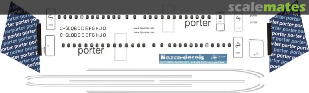 Boxart Dash-8 Porter D8-400-08 Nazca decals Boxart Dash-8 Porter D8-400-08 Nazca decals