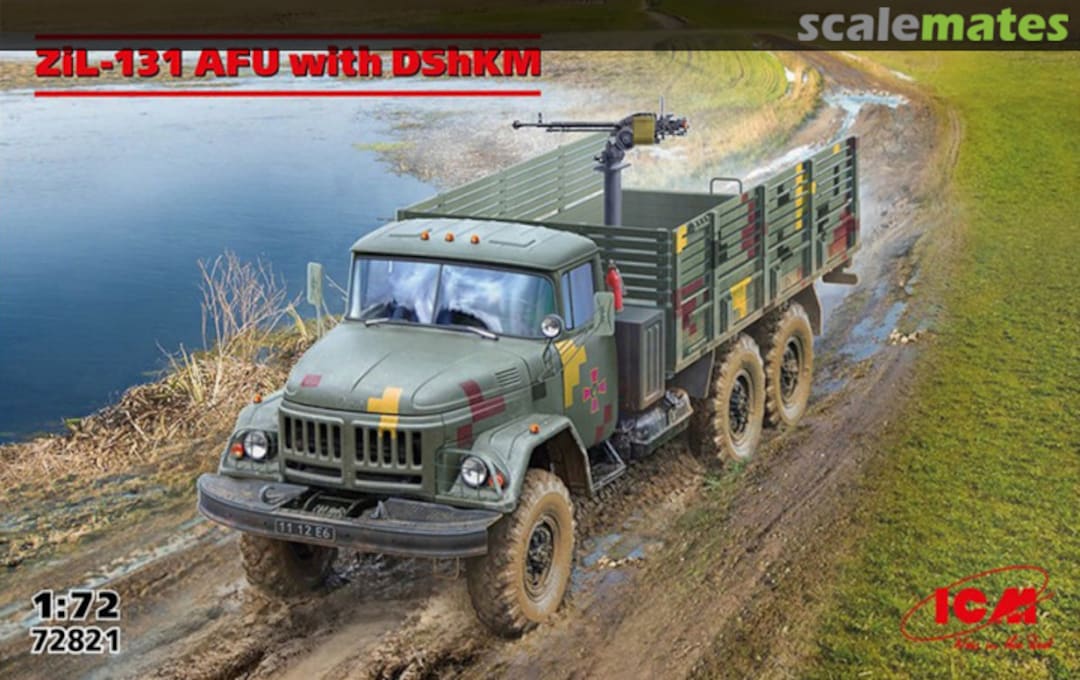 Boxart ZiL-131 AFU with DShKM 72821 ICM