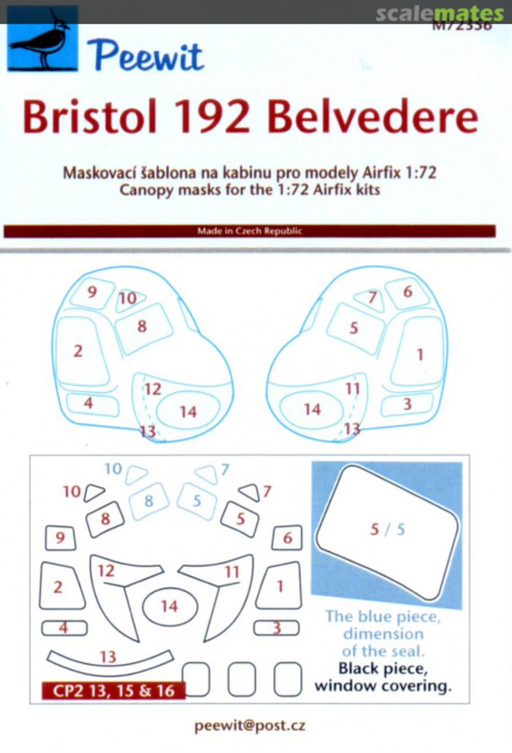 Boxart Bristol 192 Belvedere M72356 Peewit Boxart Bristol 192 Belvedere M72356 Peewit