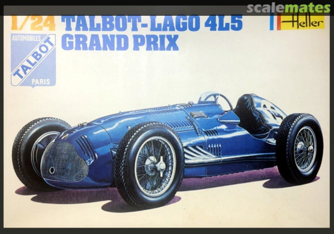 Boxart Talbot Lago 4L5 Grand Prix 721 Heller Boxart Talbot Lago 4L5 Grand Prix 721 Heller