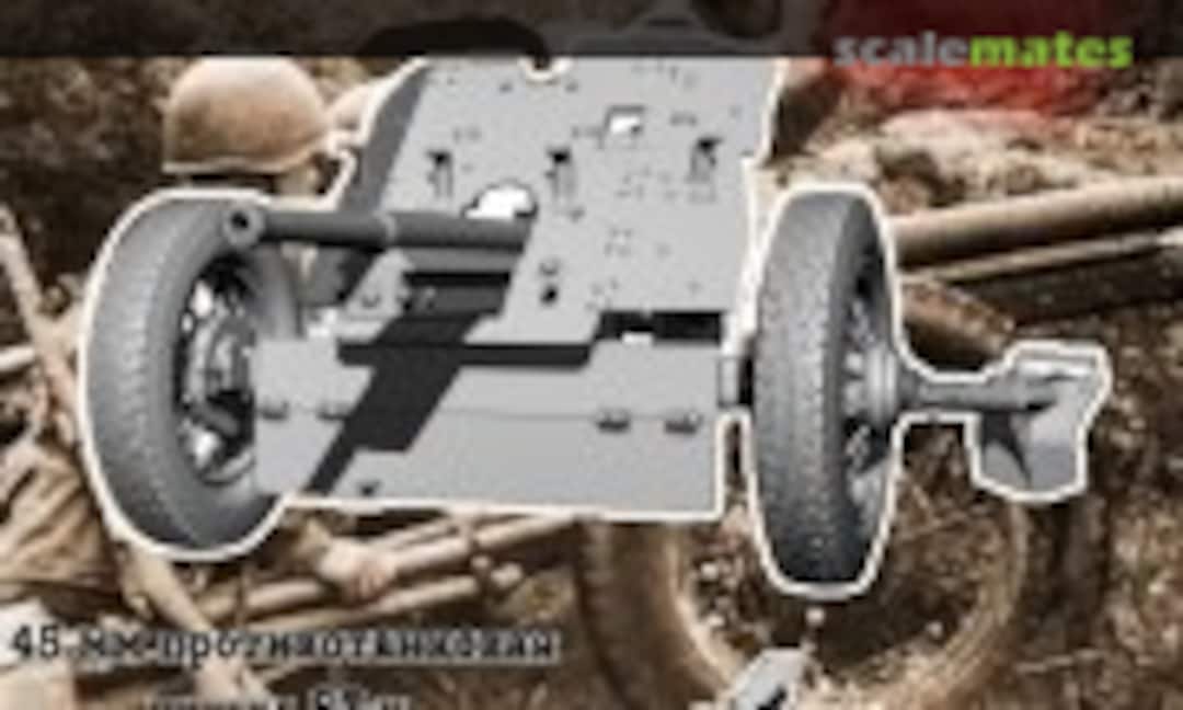 1:72 45mm Anti-Tank Gun 53-K Model 1937 (Military Miniature SA-72001) SA-72001