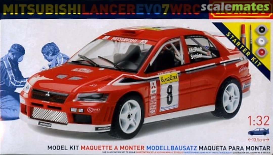 Boxart Mitsubishi Lancer EVO 7 WRC K2003A Hornby Boxart Mitsubishi Lancer EVO 7 WRC K2003A Hornby