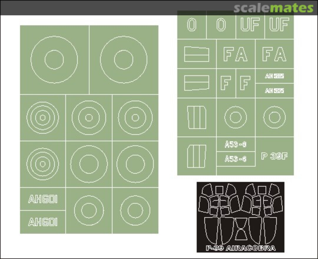 Boxart Bell P-39F Aircobra MM32083 Montex Boxart Bell P-39F Aircobra MM32083 Montex