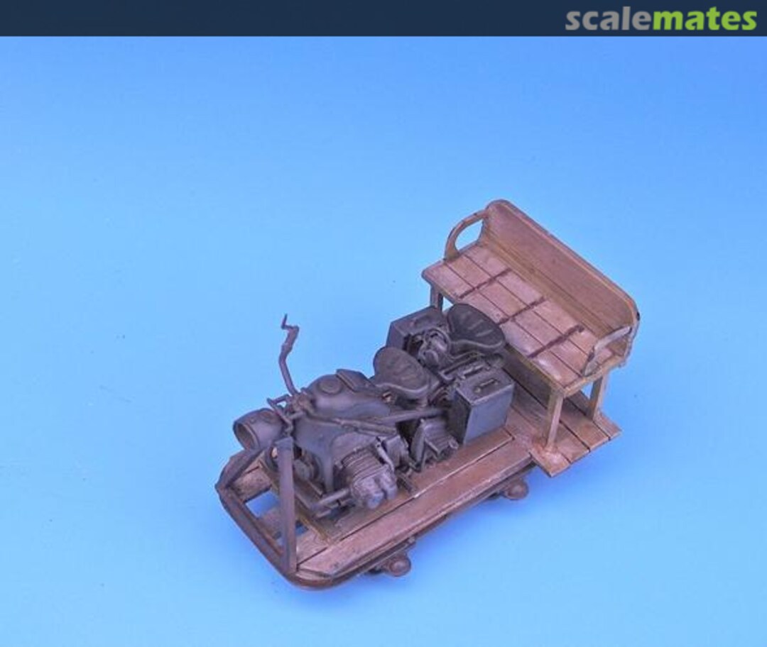 Boxart WW2 Motorbike-Draisine conversion Set UM 175 U-Models Boxart WW2 Motorbike-Draisine conversion Set UM 175 U-Models