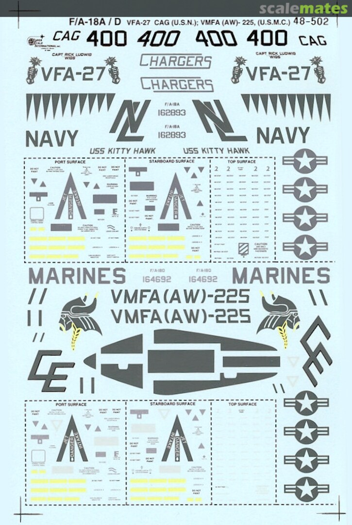 Boxart F/A-18A/D 48-502 SuperScale International Boxart F/A-18A/D 48-502 SuperScale International