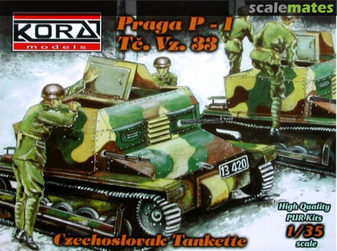 Boxart Praga P-I Tč.vz.33 3508 Kora Models Boxart Praga P-I Tč.vz.33 3508 Kora Models