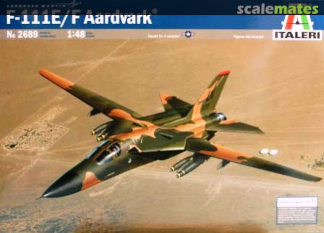 Boxart F-111E/F Aardvark 2689 Italeri Boxart F-111E/F Aardvark 2689 Italeri