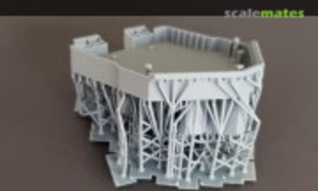 1:192 Fletcher-class "Square Bridge" Deck and CIC with Torpedo Directors and Peloruses (Model Monkey 192-Fletcher Deck) 192-Fletcher Deck