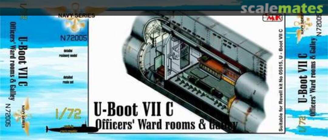 Boxart U-Boot VII C Officer's Ward rooms & Galley N72005 CMK Boxart U-Boot VII C Officer's Ward rooms & Galley N72005 CMK