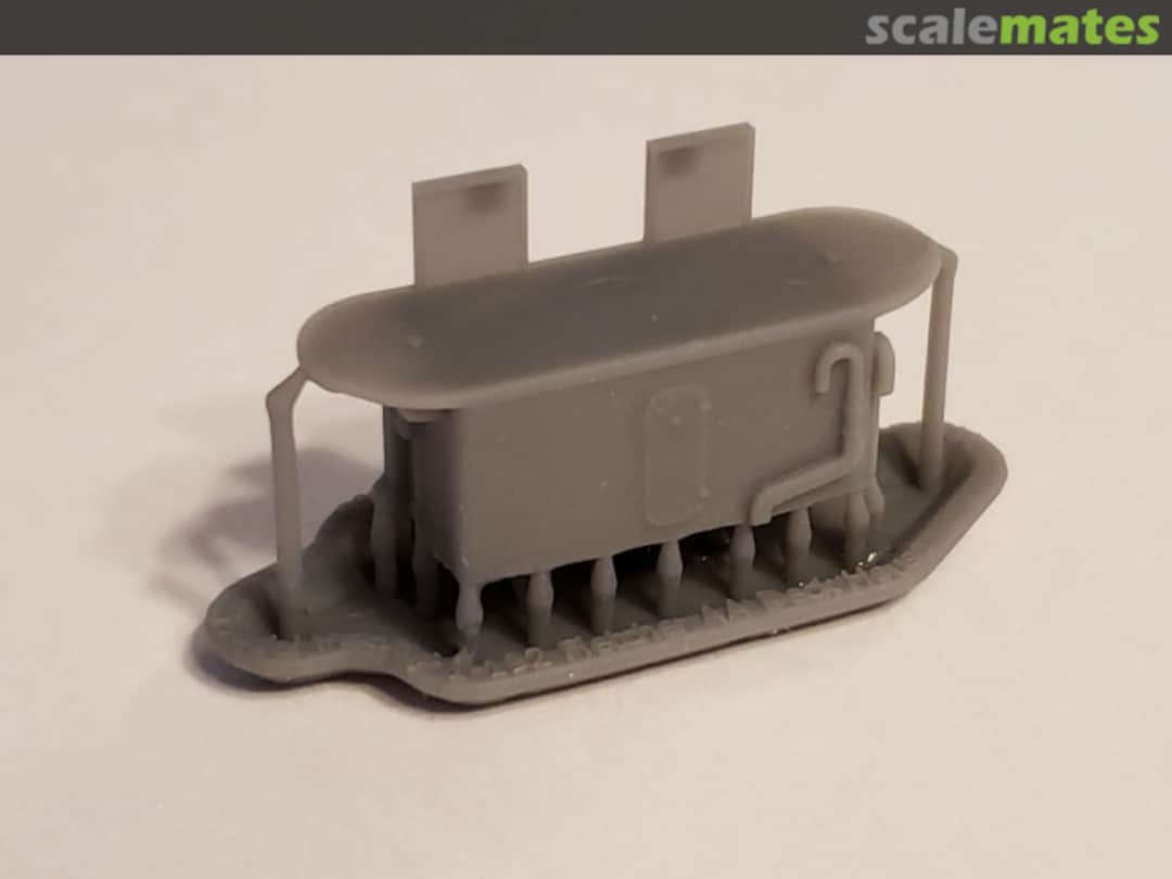 Boxart Fletcher class Anti-aircraft Deck House MM192-FletDeckHouse Model Monkey