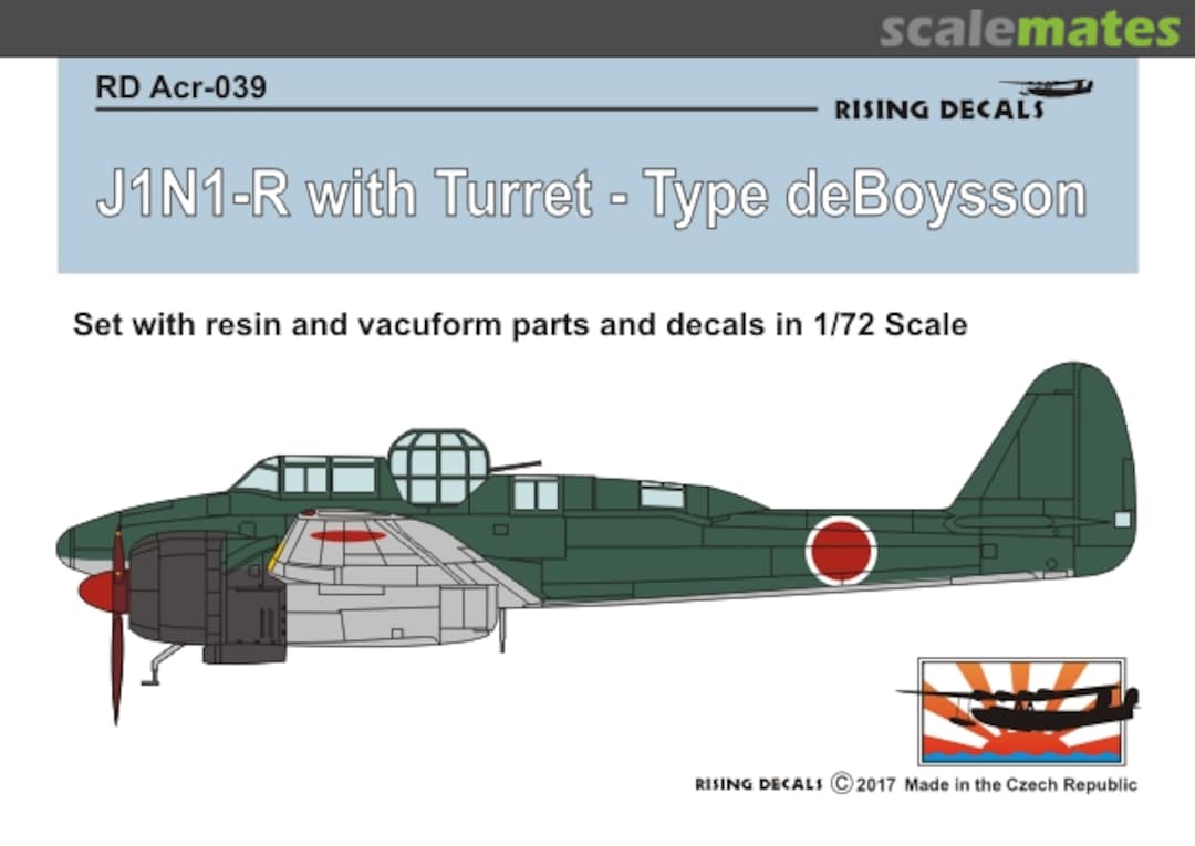 Boxart J1N1-R with Turret - Type deBoysson RD Acr-039 Rising Decals
