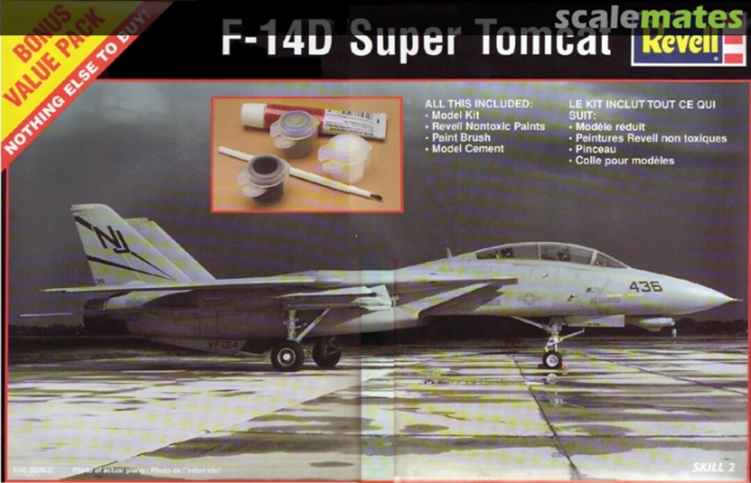 Boxart F-14D Super Tomcat 85-6365 Revell Boxart F-14D Super Tomcat 85-6365 Revell