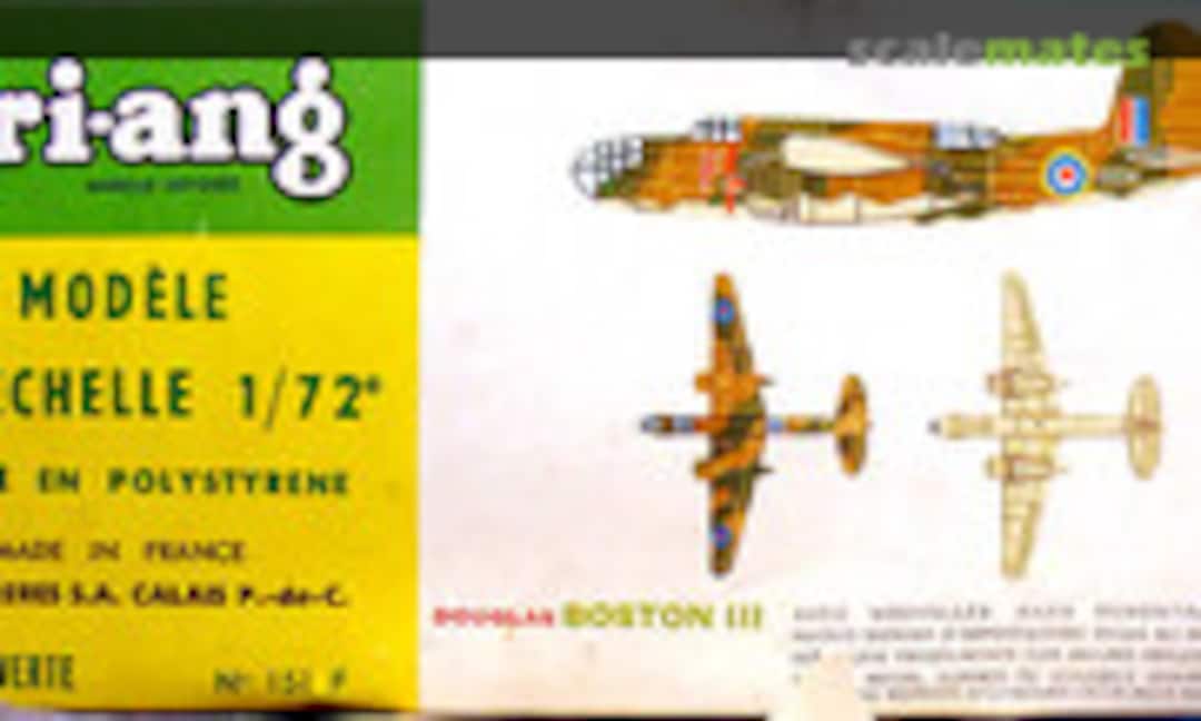 1:72 Douglas Boston III (Tri-ang (FROG) 151P)