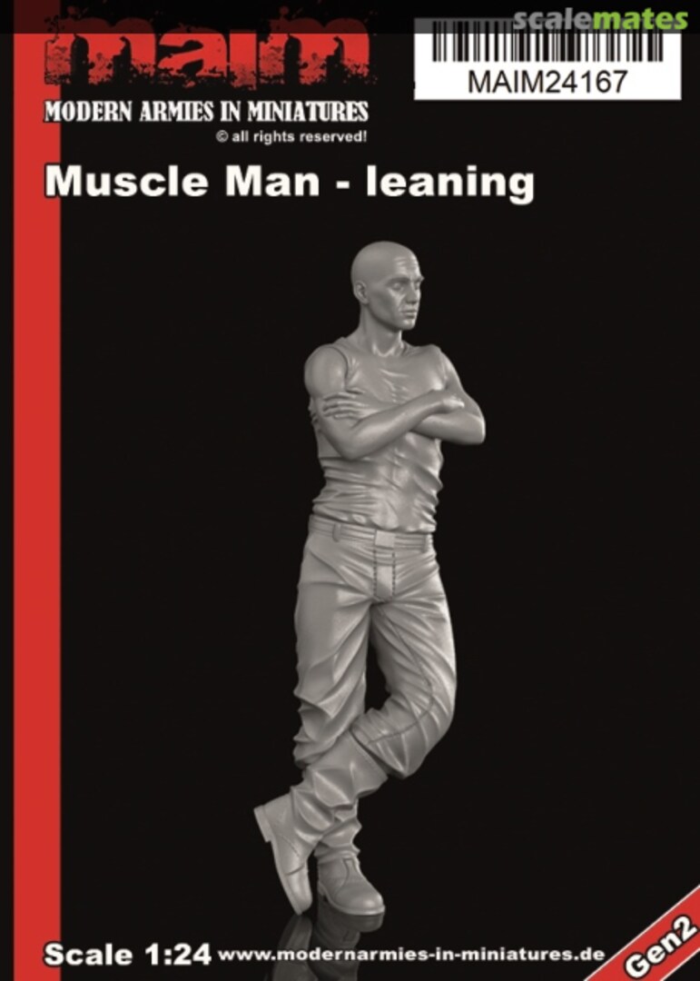 Boxart Muscle Man leaning MAIM24167 MAiM Boxart Muscle Man leaning MAIM24167 MAiM