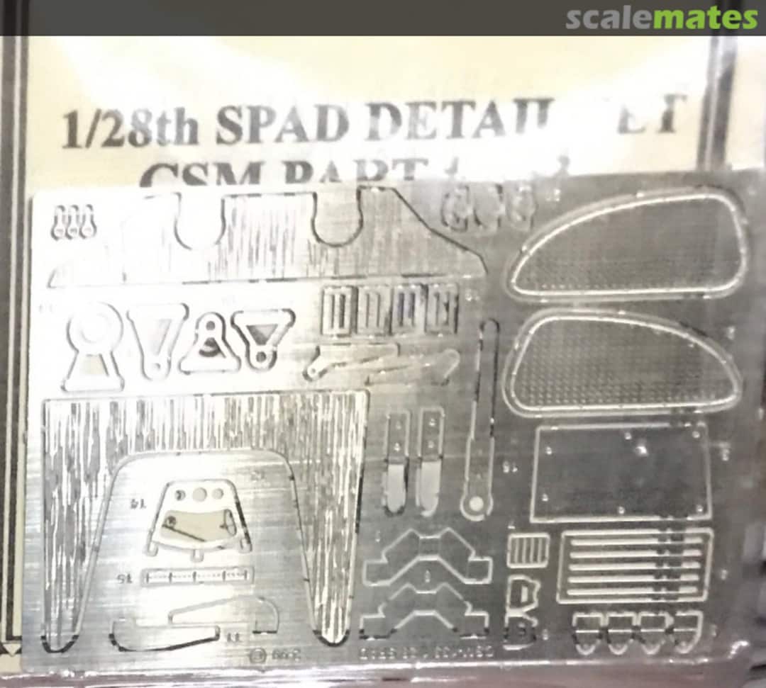 Boxart SPAD Detail set 133 Copper State Models Boxart SPAD Detail set 133 Copper State Models