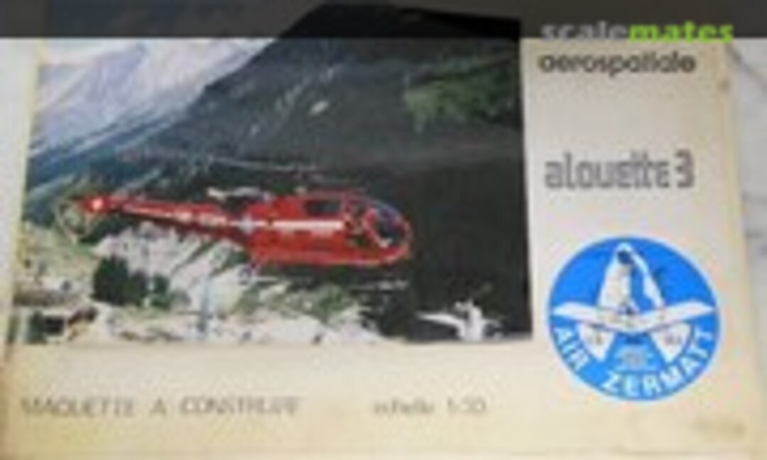 1:30 Aérospatiale Alouette 3 (M.E.E. / Maquette d'Etude et d'Exposition )