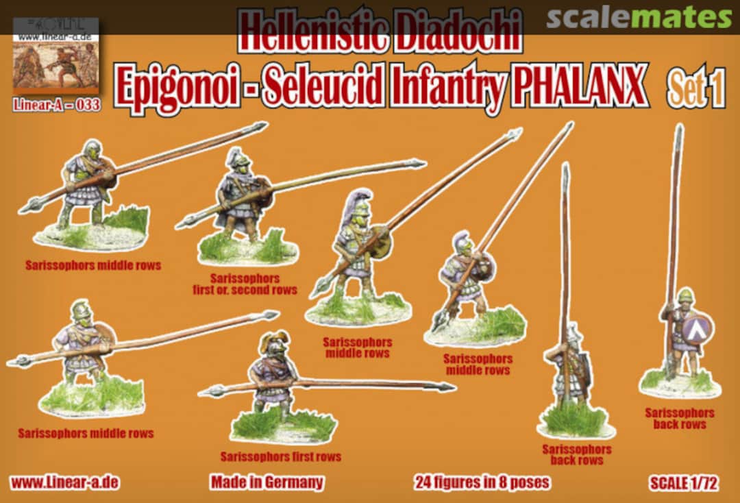 Contents Seleucid Infantry (Set 1) - Phalanx 033 Linear-a Contents Seleucid Infantry (Set 1) - Phalanx 033 Linear-a