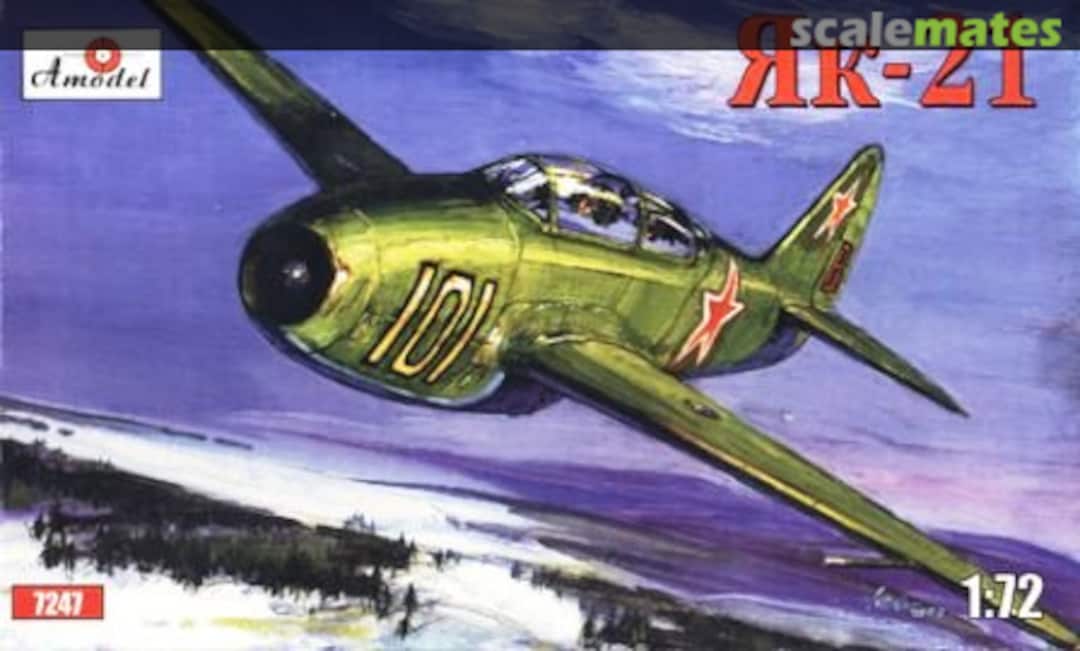 Boxart Yak-21 7247 Amodel Boxart Yak-21 7247 Amodel