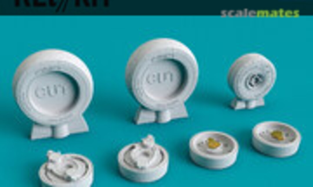 1:72 Fouga CM.170 Magister - Weighted Wheels Set (ResKit RS72-0308) RS72-0308