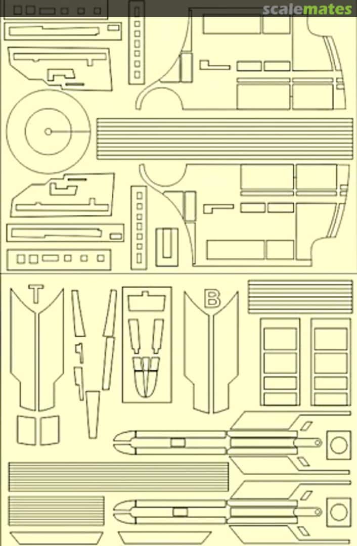 Boxart Oberth Class Paint Masks AD-75 Aztek Dummy Productions Boxart Oberth Class Paint Masks AD-75 Aztek Dummy Productions