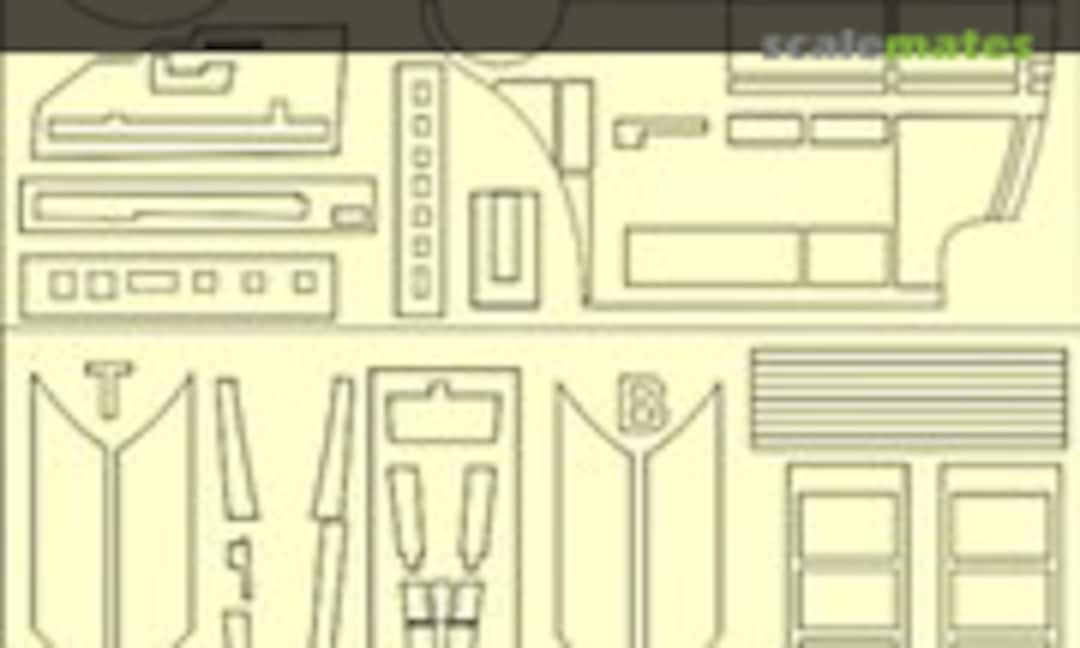 1:350 Oberth Class Paint Masks (Aztek Dummy Productions AD-75) AD-75