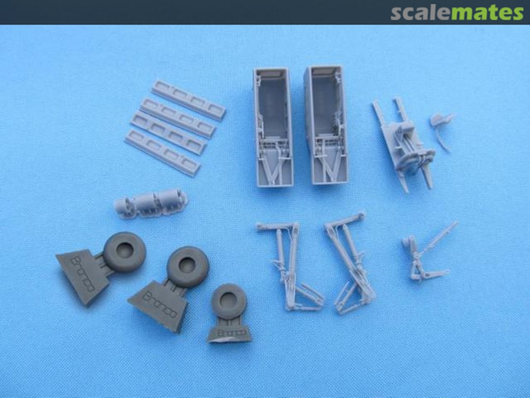 Boxart OV-10A Bronco. Wheel bays MDR48160 Metallic Details Boxart OV-10A Bronco. Wheel bays MDR48160 Metallic Details