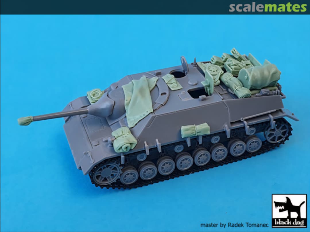 Boxart Sd.Kfz 162 Jagdpanzer IV accessories set - Hasegawa - 72146 Black Dog