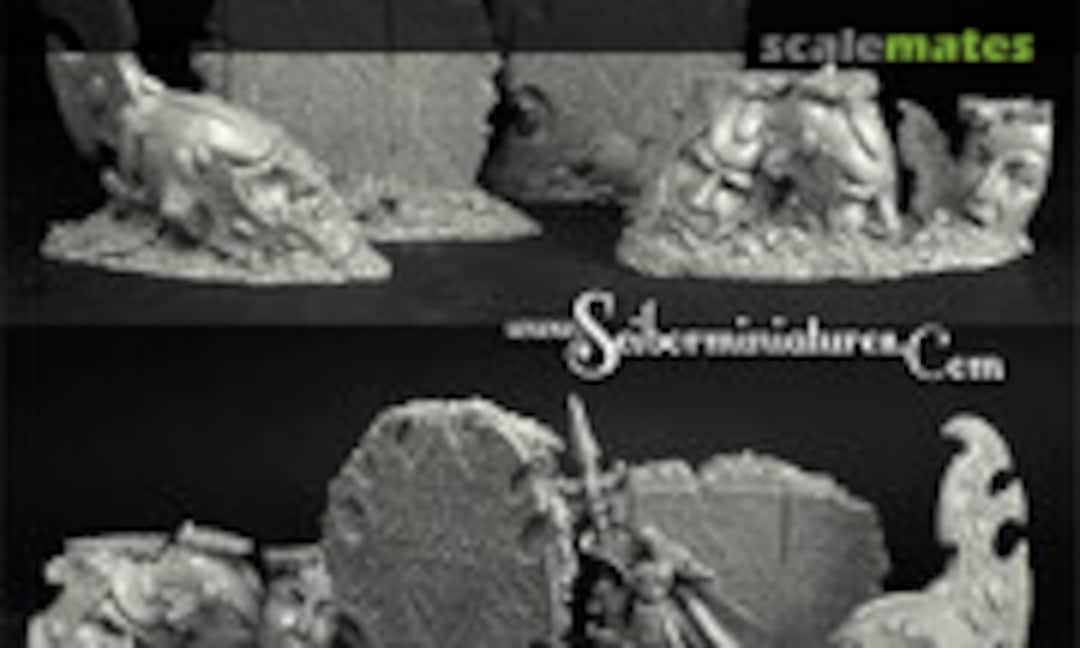 No Elven Ruins Terrain (4 pcs) (Scibor Monsterous Miniatures TEER0012) TEER0012
