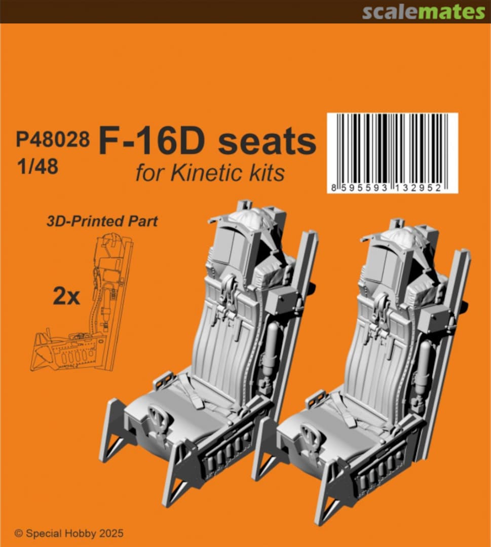 Boxart F-16D Seats P48028 CMK Boxart F-16D Seats P48028 CMK