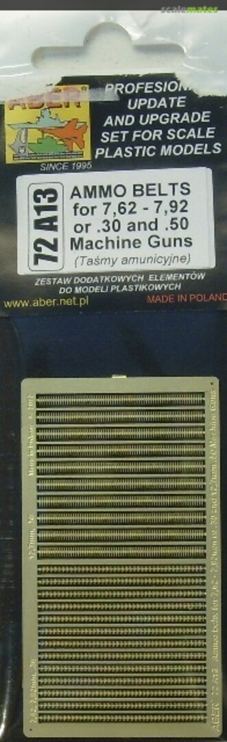 Boxart Ammo belts 7,62-7,92 or 30 and 50 72A13 Aber Boxart Ammo belts 7,62-7,92 or 30 and 50 72A13 Aber