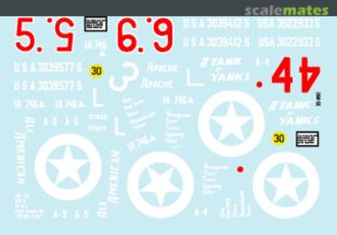 Boxart 746th Tank Bn Shermans in Normandy 35-990 Star Decals Boxart 746th Tank Bn Shermans in Normandy 35-990 Star Decals