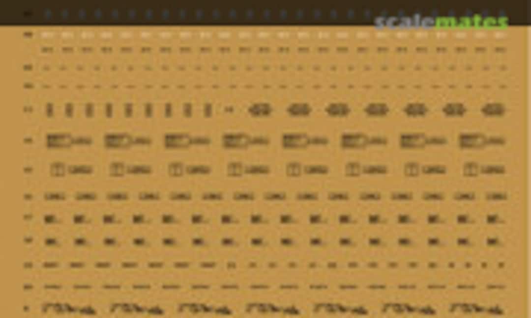 1:48 AIM-9M Sidewinder MIssile Stencils Ver 1.0 (HobbyDecal ST48062V1) ST48062V1