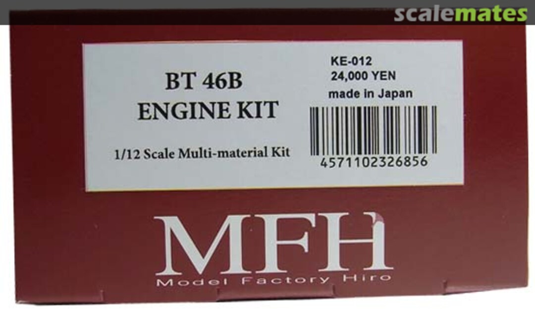 Boxart Alfa Romeo Tip 115-12 engine KE-012 Model Factory Hiro Boxart Alfa Romeo Tip 115-12 engine KE-012 Model Factory Hiro