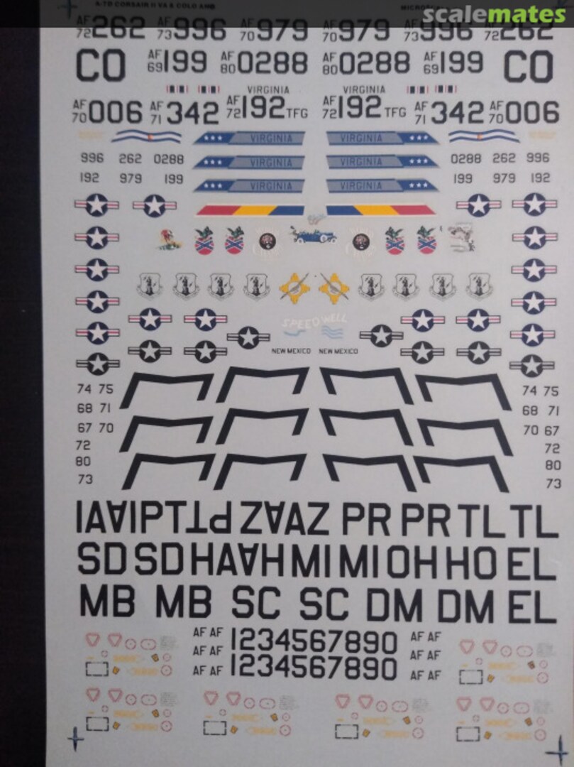 Boxart A-7D Corsair II 72-491 Microscale Boxart A-7D Corsair II 72-491 Microscale