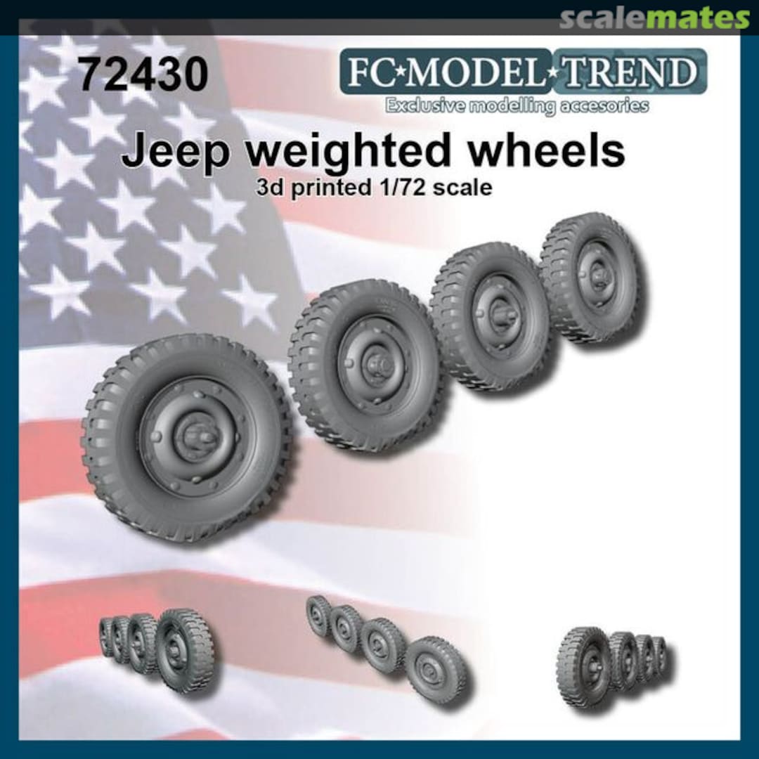 Boxart Jeep, weighted wheels 72430 FC Model Trend Boxart Jeep, weighted wheels 72430 FC Model Trend
