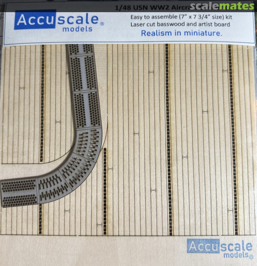 Boxart USN WW2 Aircraft Carrier Deck Accuscale models Boxart USN WW2 Aircraft Carrier Deck Accuscale models