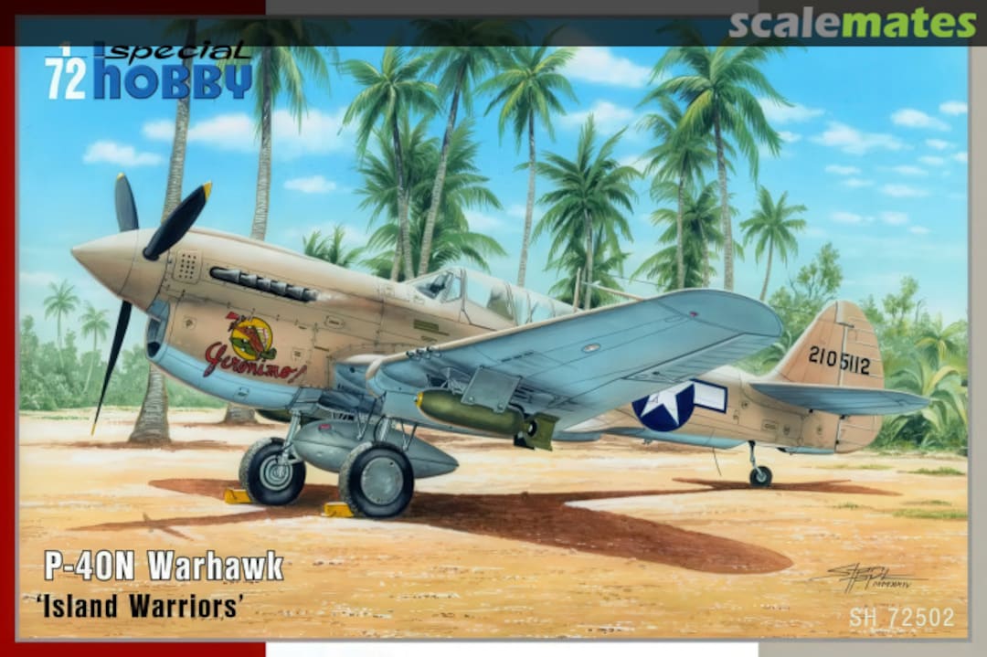 Boxart P-40N Warhawk SH 72502 Special Hobby