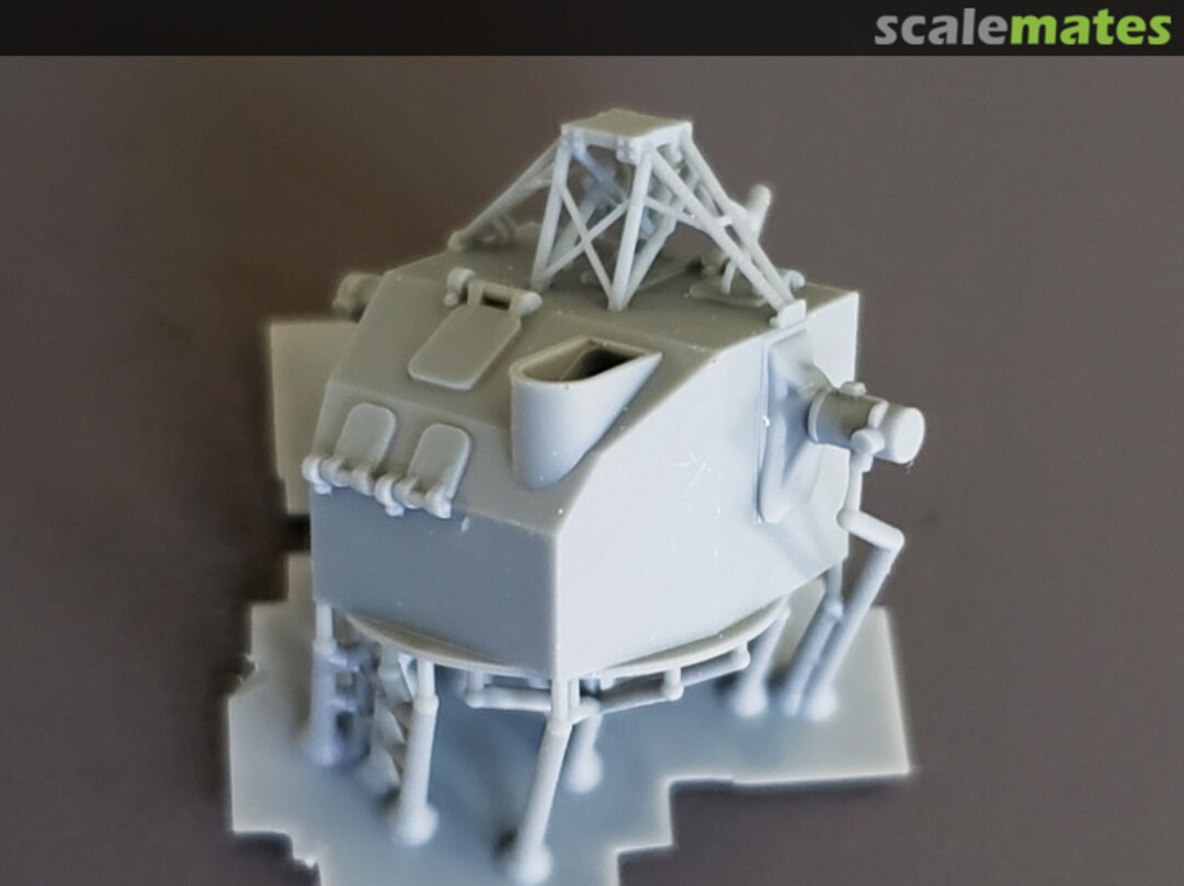 Boxart Mk.37 Fire Control Director, "Square-back" with Commander's Cockpit 192-Mk37 cockpit Model Monkey Boxart Mk.37 Fire Control Director, "Square-back" with Commander's Cockpit 192-Mk37 cockpit Model Monkey