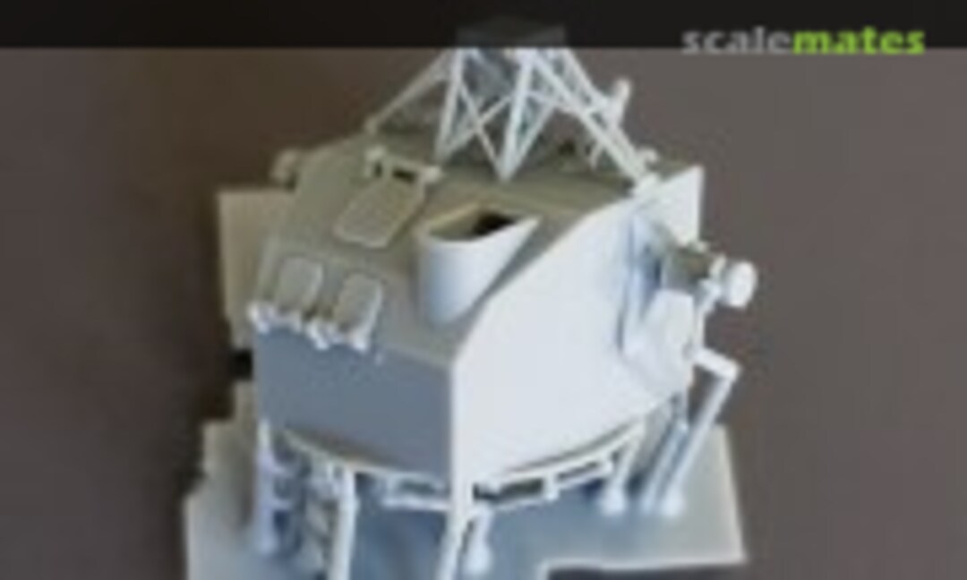 1:192 Mk.37 Fire Control Director, "Square-back" with Commander's Cockpit (Model Monkey 192-Mk37 cockpit)