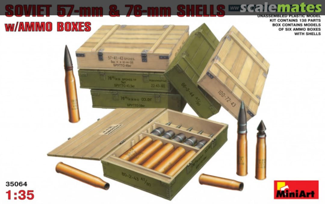 Boxart 57mm & 76mm Shells 35064 MiniArt Boxart 57mm & 76mm Shells 35064 MiniArt