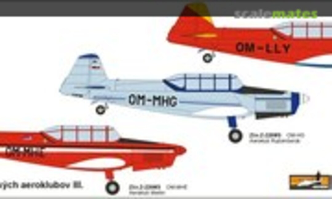 1:72 Zlín Z-226 in Slovak Aeroclubs III. (KPM Prešov L019) L019