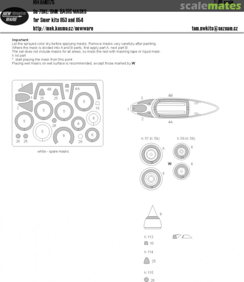 Boxart Sukhoi Su-7 BKL / BMK BASIC kabuki masks NWAM0175 New Ware Boxart Sukhoi Su-7 BKL / BMK BASIC kabuki masks NWAM0175 New Ware