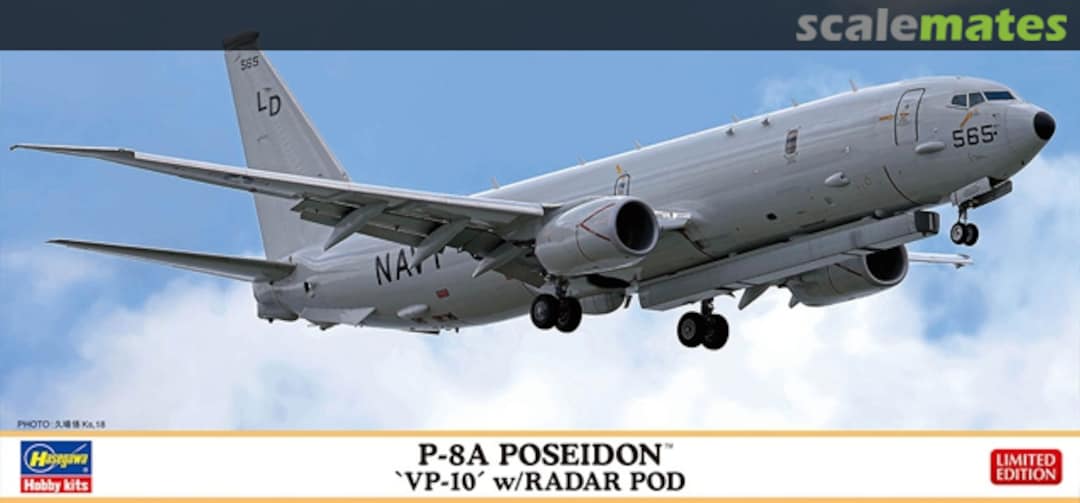 Boxart P-8A Poseidon `VP-10´ w/Radar Pod 10856 Hasegawa Boxart P-8A Poseidon `VP-10´ w/Radar Pod 10856 Hasegawa