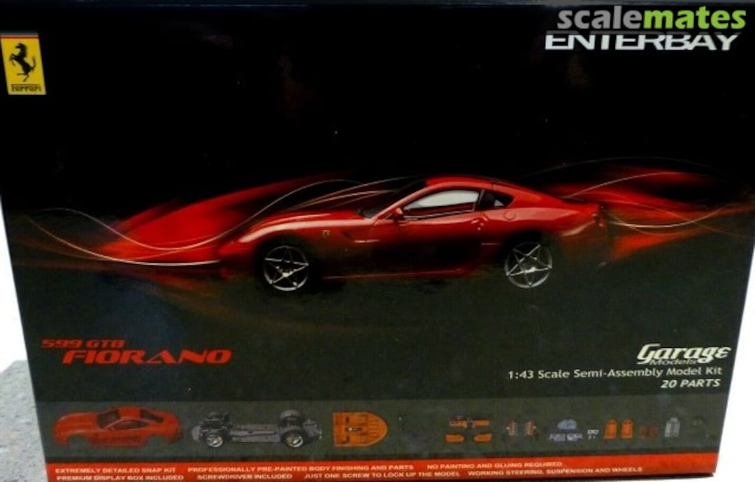 Boxart Ferrai 599 GTB FRM-0100-210 Enterbay Boxart Ferrai 599 GTB FRM-0100-210 Enterbay