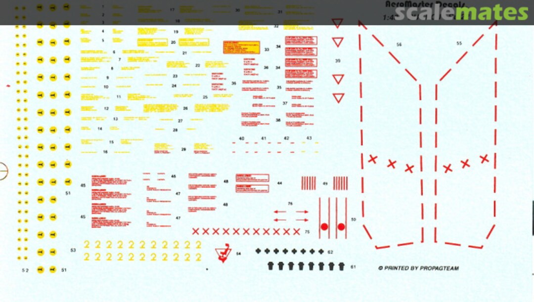 Boxart Suchoj Su-22 stencils 01848 Propagteam