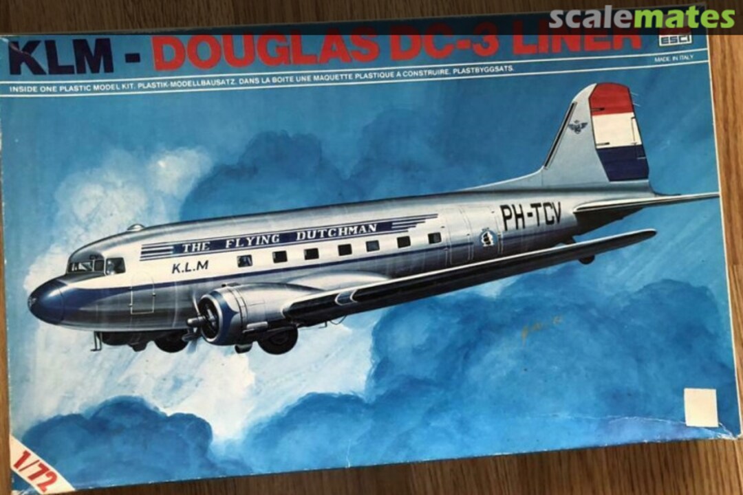 Boxart KLM - Douglas DC-3 Liner 9014D ESCI Boxart KLM - Douglas DC-3 Liner 9014D ESCI