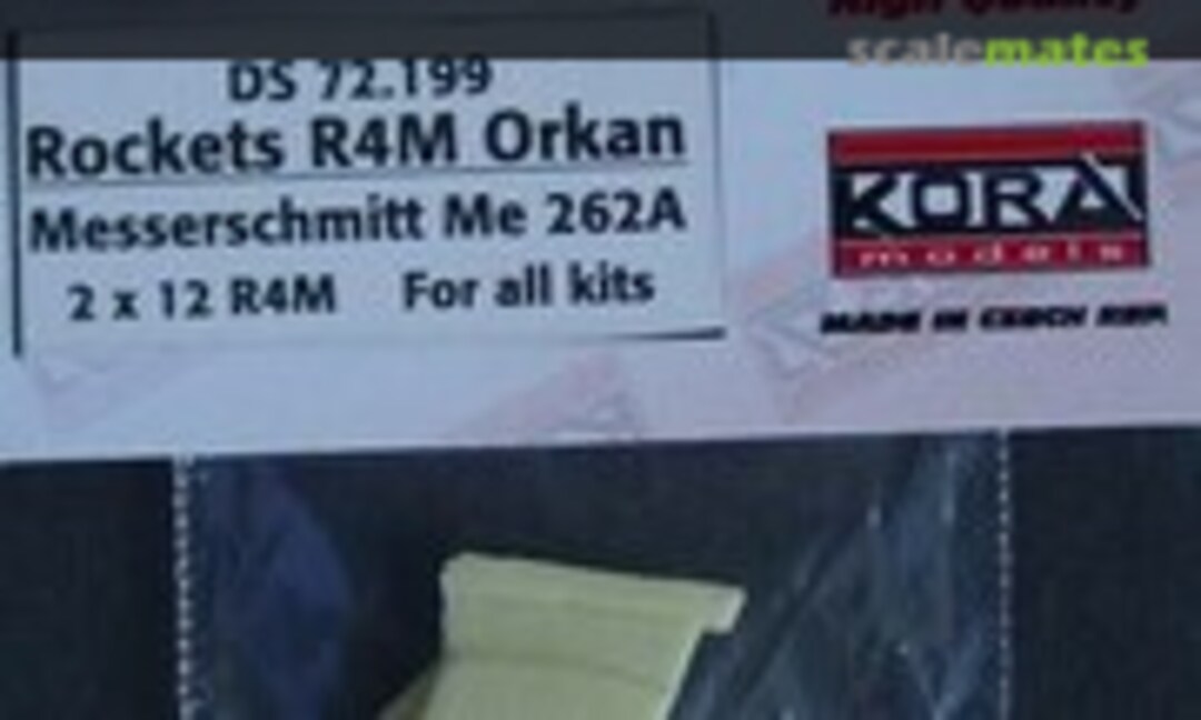1:72 2x 12 R4M Orkan Rockets (Kora Models DS72199)